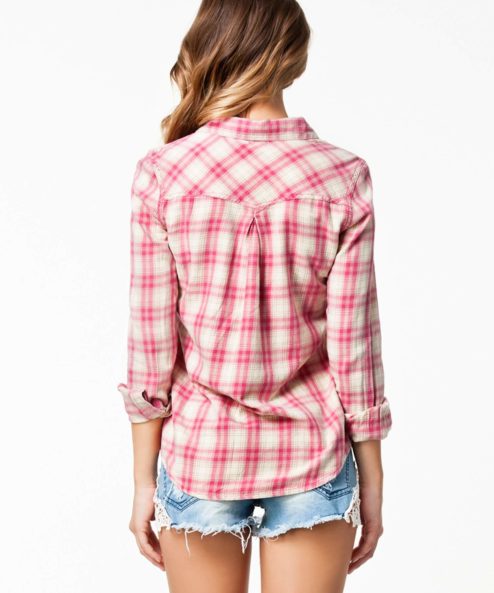 Alternative view of Pink Check Shirt