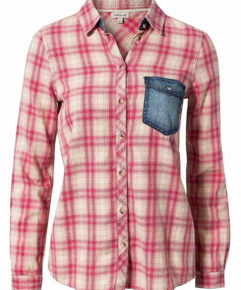 Pink Check Shirt - Image 3