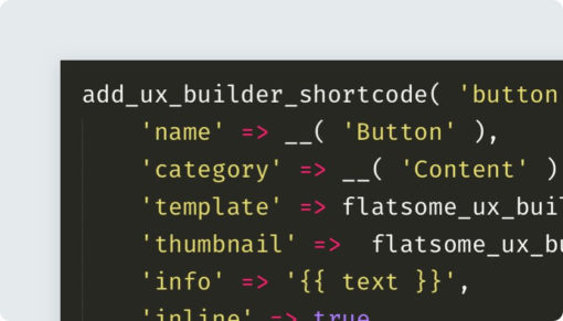 UX Builder - Flatsome